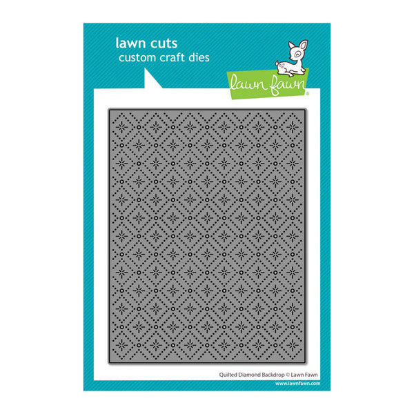Lawn Fawn Dies Quilted Diamond Backdrop
