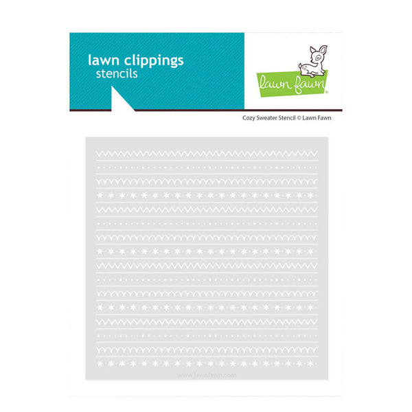 Lawn Fawn Stencil Cozy Sweater