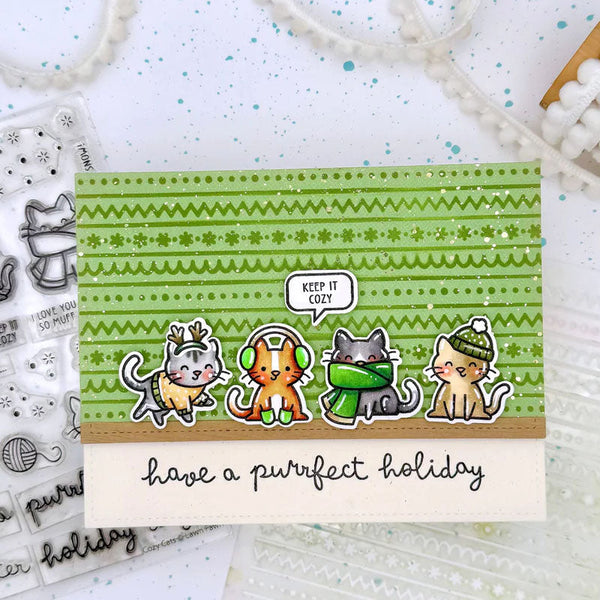 Lawn Fawn Stencil Cozy Sweater