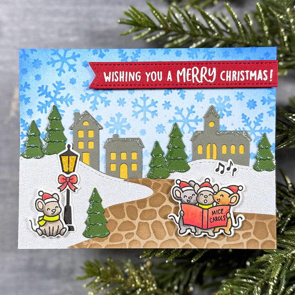 Lawn Fawn Stencil Snowflakes