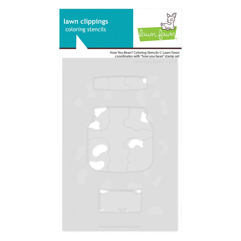 Lawn Fawn Stencil How You Bean?