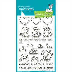 Lawn Fawn Clear Stamps A Mole Lot of Love