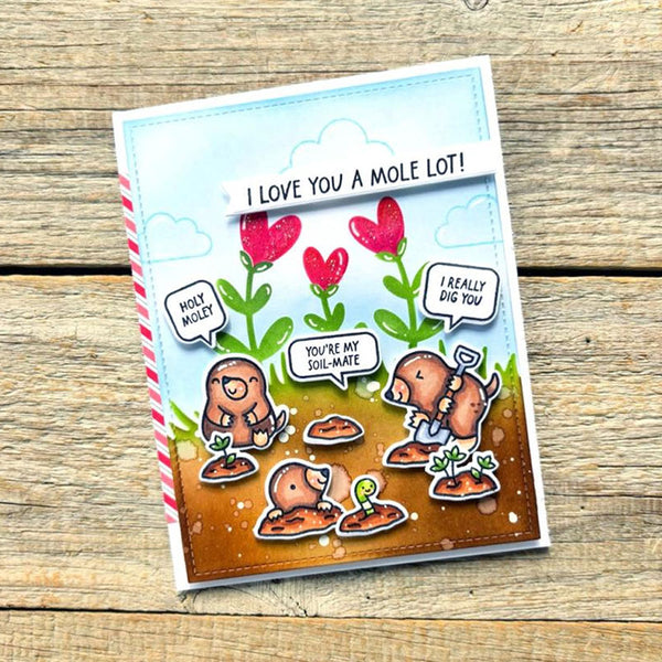 Lawn Fawn Clear Stamps A Mole Lot of Love