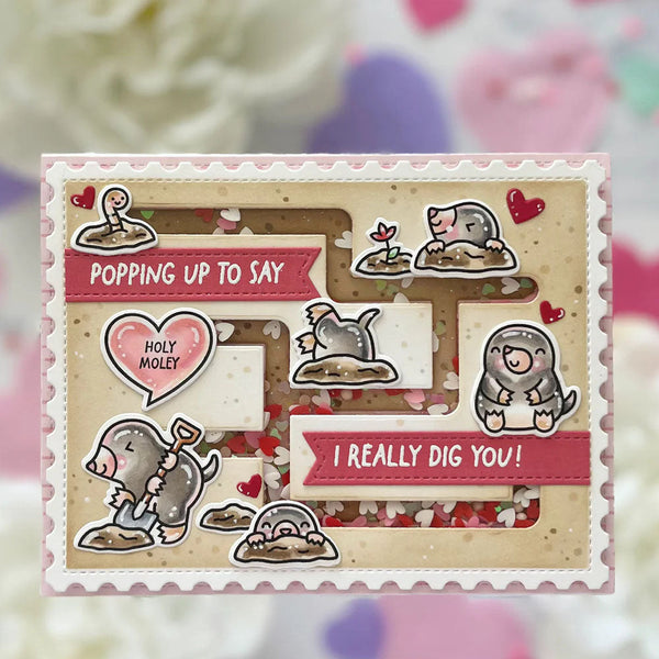 Lawn Fawn Dies A Mole Lot of Love