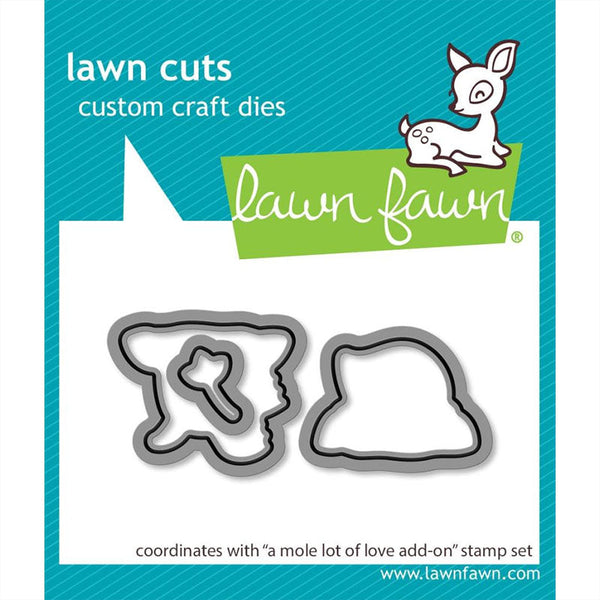 Lawn Fawn Dies A Mole Lot of Love Add-On