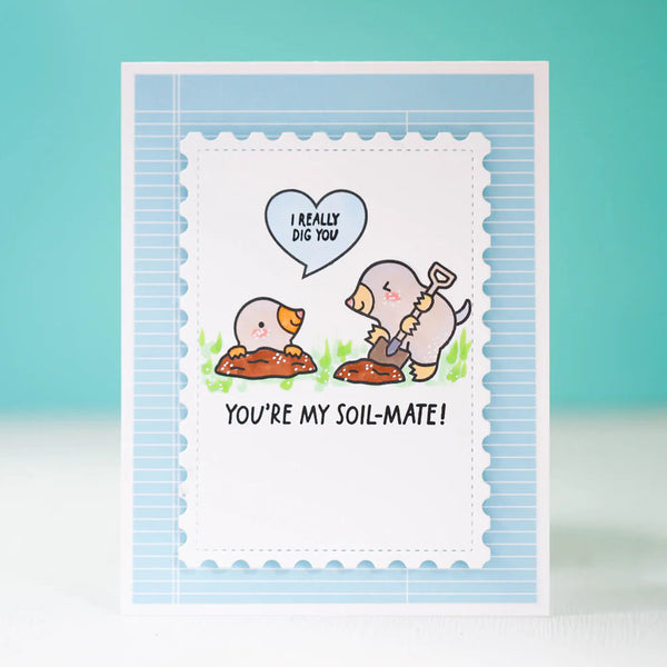 Lawn Fawn Dies A Mole Lot of Love Add-On