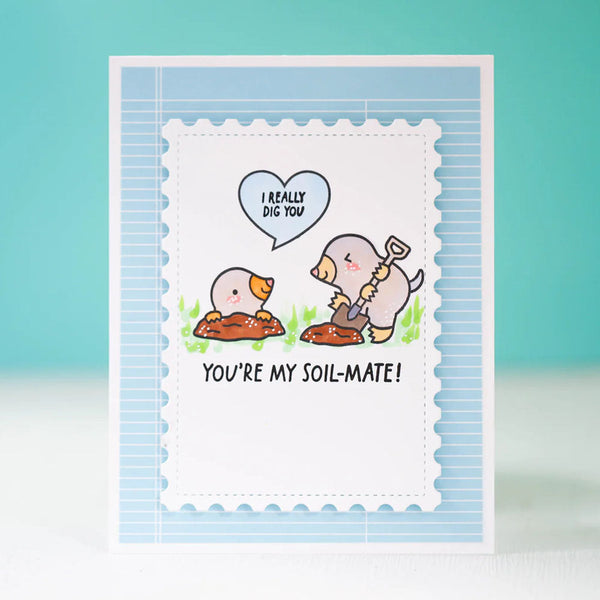 Lawn Fawn Dies A Mole Lot of Love Add-On