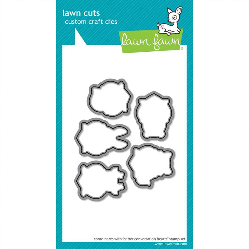 Lawn Fawn Dies Critter Conversation Hearts