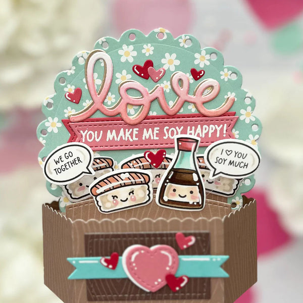 Lawn Fawn Stencil Soy Happy