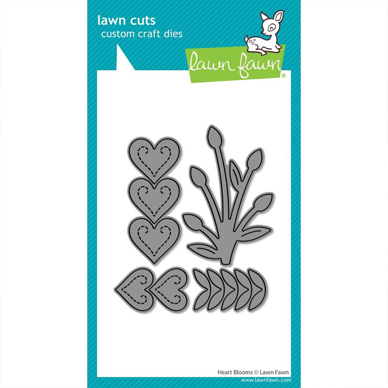 Lawn Fawn Dies Heart Blooms