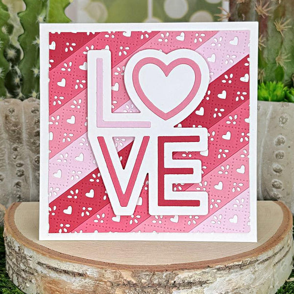 Lawn Fawn Dies Quilted Heart Border