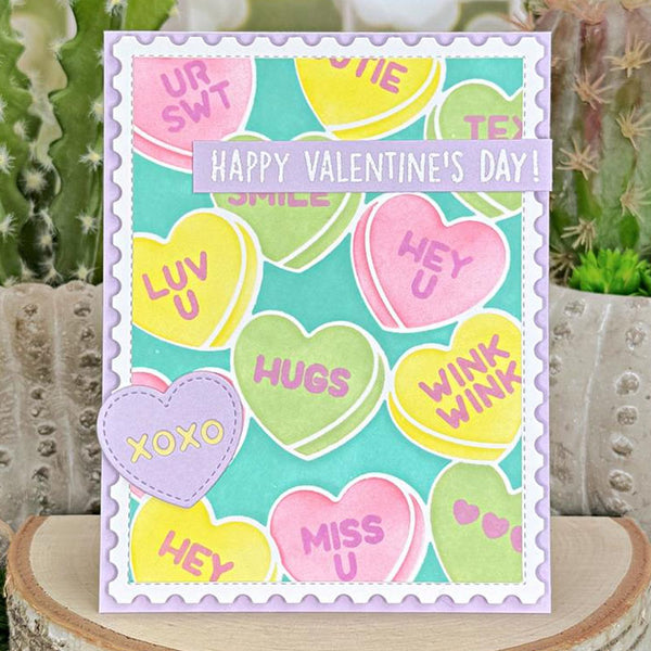 Lawn Fawn Dies Postage Rectangle Stackables