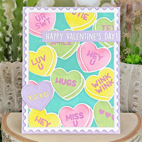 Lawn Fawn Dies Postage Rectangle Stackables