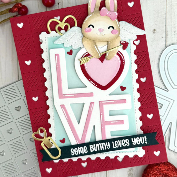 Lawn Fawn Stencil Postage Rectangle Stackables