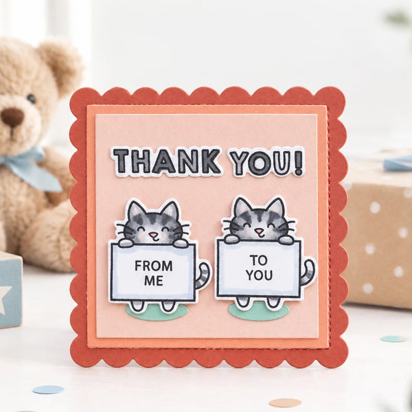 Lawn Fawn Kids Cardmaking Kit Mini Boba Cat Kids