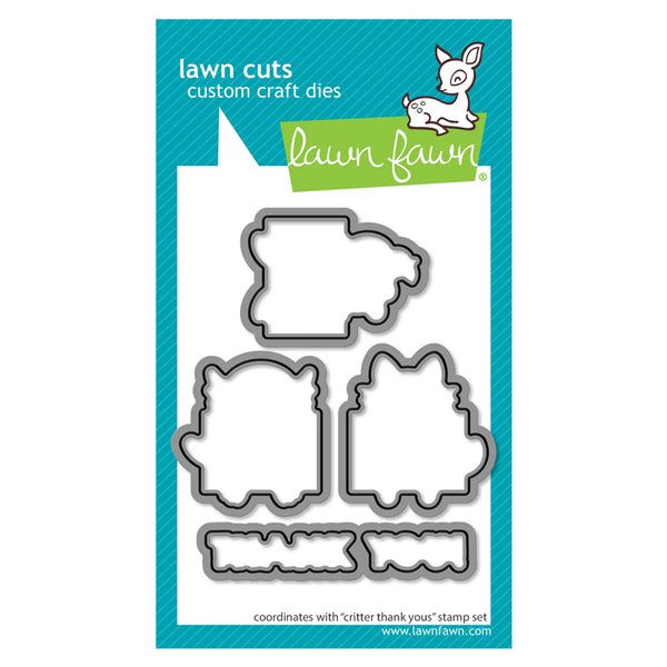 Lawn Fawn Dies Critter Thank Yous