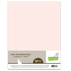 Lawn Fawn Cardstock 8.5x11 Blush