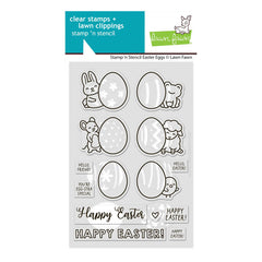 Lawn Fawn Stamp & Stencil Easter Eggs