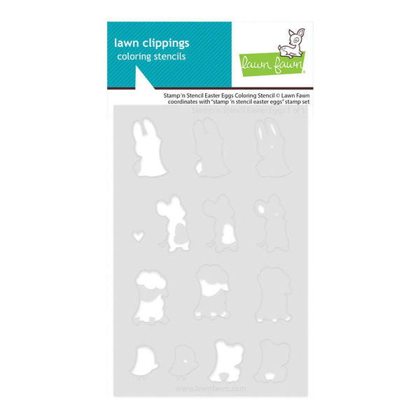 Lawn Fawn Stencil Easter Eggs