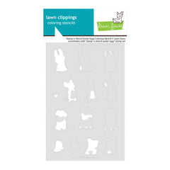 Lawn Fawn Stencil Easter Eggs