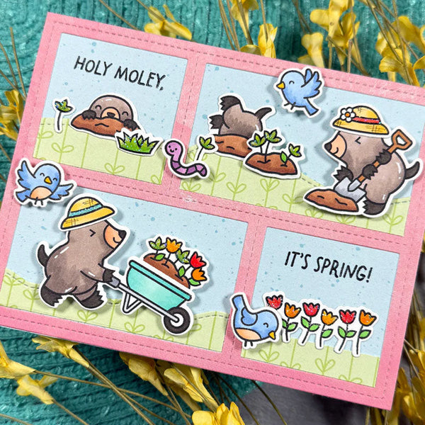 Lawn Fawn Clear Stamps All The Garden Hats