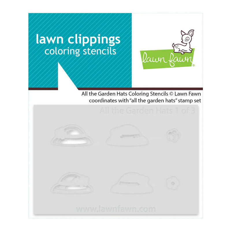 Lawn Fawn Stencil All The Garden Hats