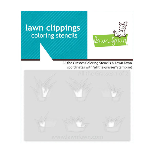 Lawn Fawn Stencil All The Grasses