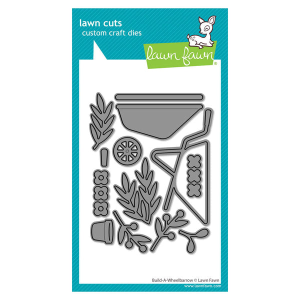 Lawn Fawn Dies Build-A-Wheelbarrow
