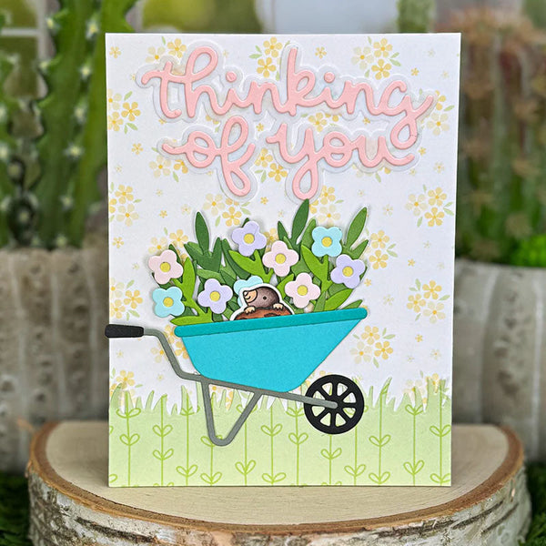 Lawn Fawn Dies Build-A-Wheelbarrow