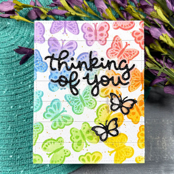 Lawn Fawn Dies Scripty Thinking Of You