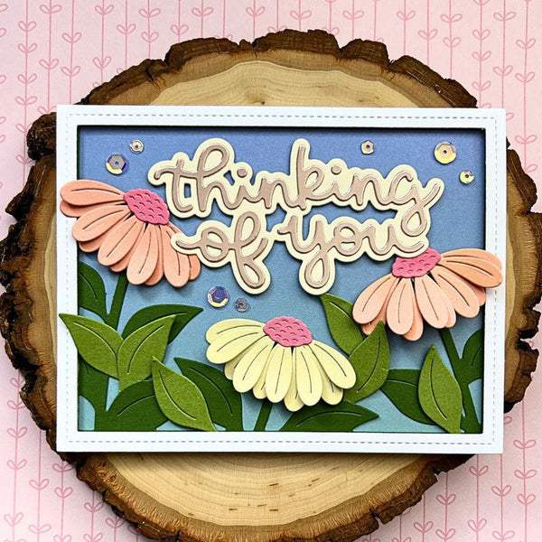 Lawn Fawn Dies Scripty Thinking Of You Outline