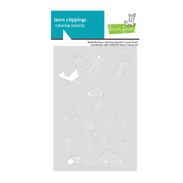 Lawn Fawn Stencil Butterfly Kisses