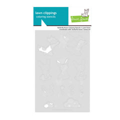 Lawn Fawn Stencil Butterfly Kisses