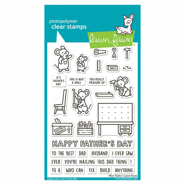Lawn Fawn Clear Stamps Mice Tools