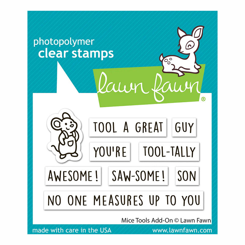 Lawn Fawn Clear Stamps Mice Tools Add-On