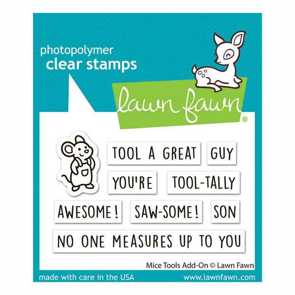 Lawn Fawn Clear Stamps Mice Tools Add-On