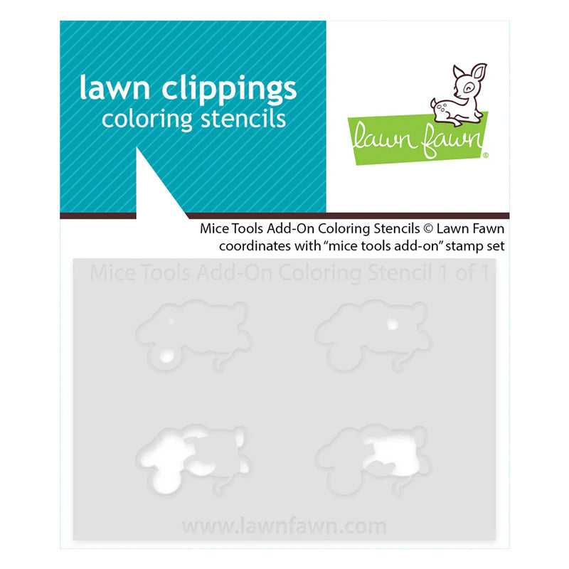 Lawn Fawn Stencil Mice Tools Add-On