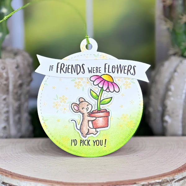 Lawn Fawn Dies Mice Flowers