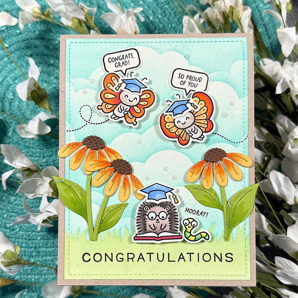 Lawn Fawn Dies All The Grad Caps