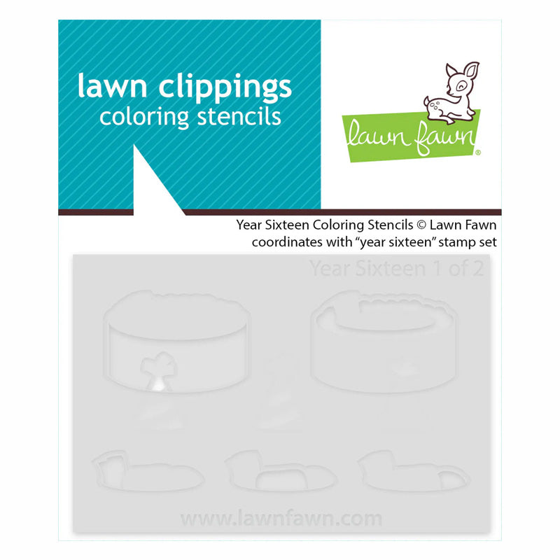 Lawn Fawn Stencil Year Sixteen