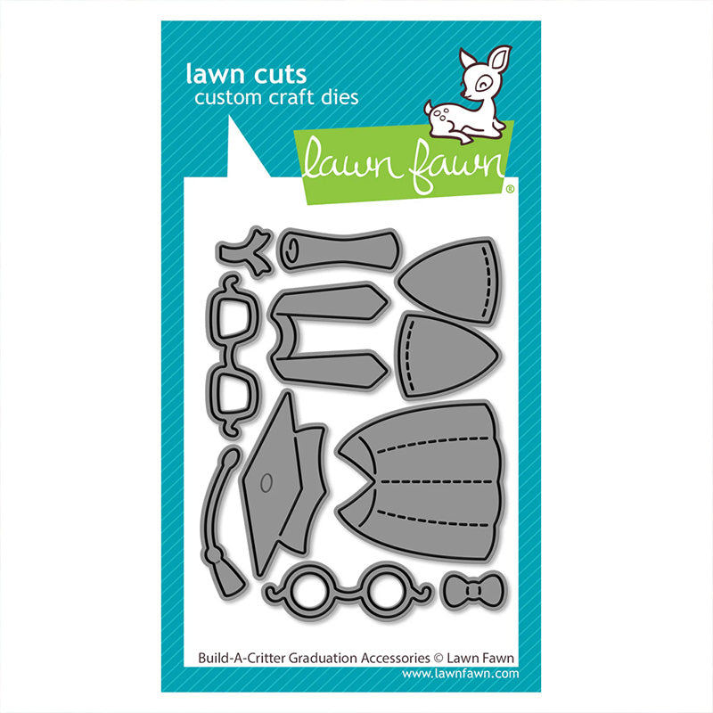 Lawn Fawn Dies Build A Critter Graduation Accessories
