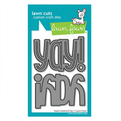 Lawn Fawn Dies Giant Outlined Yay