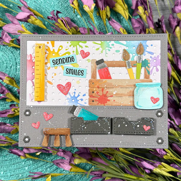 Lawn Fawn Dies Workshop Backdrop Landscape