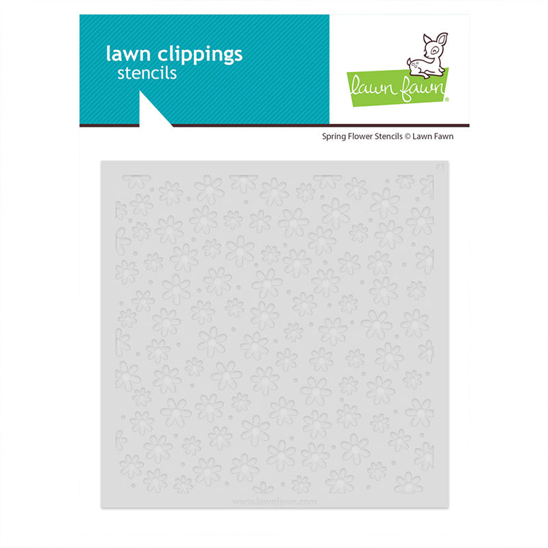 Lawn Fawn Stencil Spring Flowers