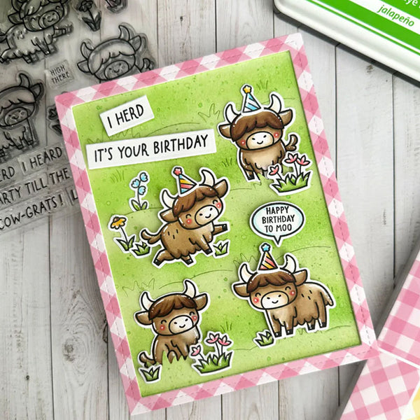 Lawn Fawn Dies Highland Cows!