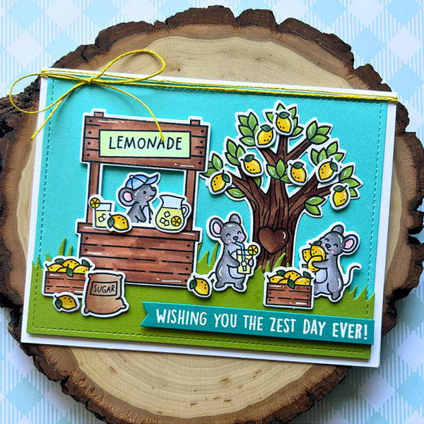 Lawn Fawn Dies Make Lemonade!