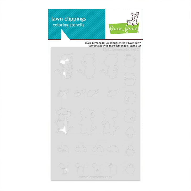 Lawn Fawn Stencil Make Lemonade!