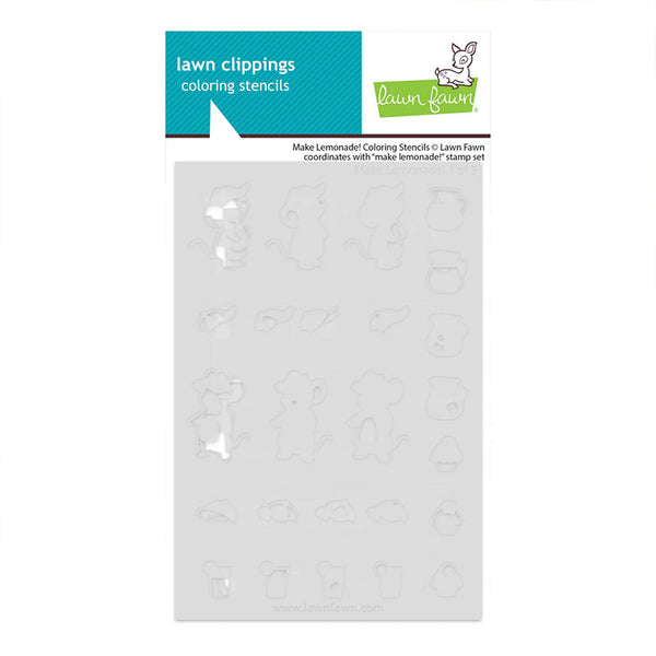 Lawn Fawn Stencil Make Lemonade!