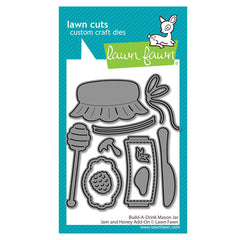 Lawn Fawn Dies Build-A-Drink Mason Jar Jam Honey Add-On