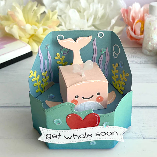 Lawn Fawn Dies Tiny Gift Box Whale And Dolphin Add-On